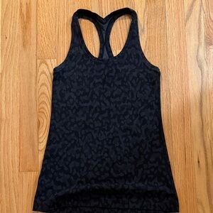 Lululemon Racerback black leopard Women's Tank Top